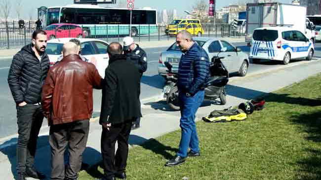 Istanbul moped attack